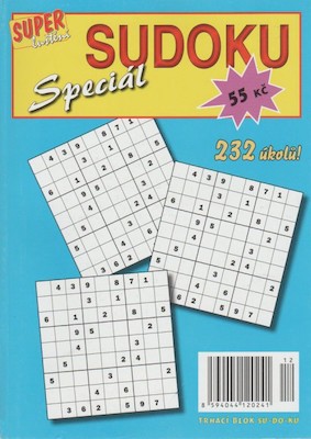 Sudoku speciál 232 úkolů!