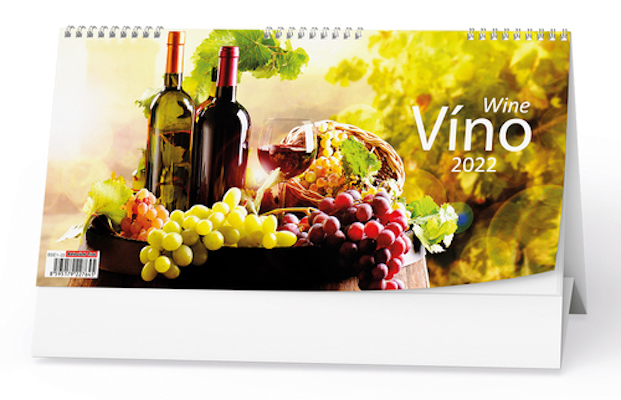 Kalendář 2022-Víno - stolní 14-denní