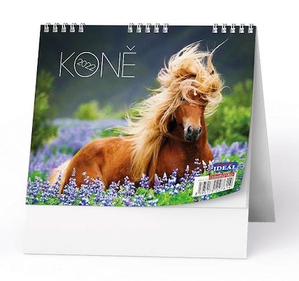 Kalendář 2022-Koně - stolní týdenní IDEÁL