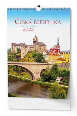 Kalendář 2022-Česká republika - nástěnný A3