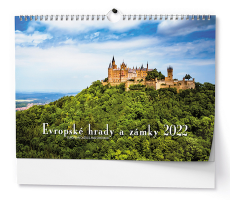 Kalendář 2022-Evropské hrady a zámky - nástěnný A3