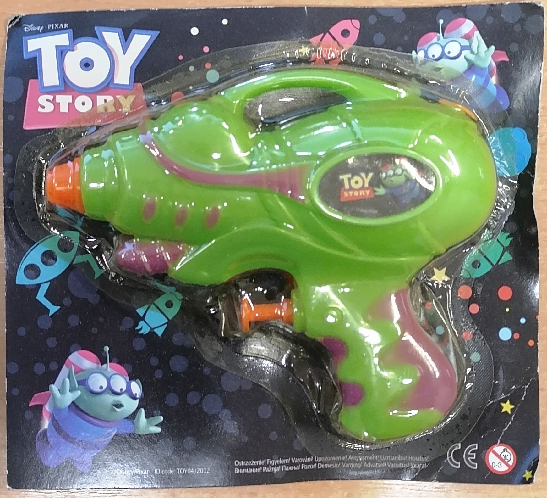 Hračka-Toy Story - Pistole na vodu zelená TOY04/2012