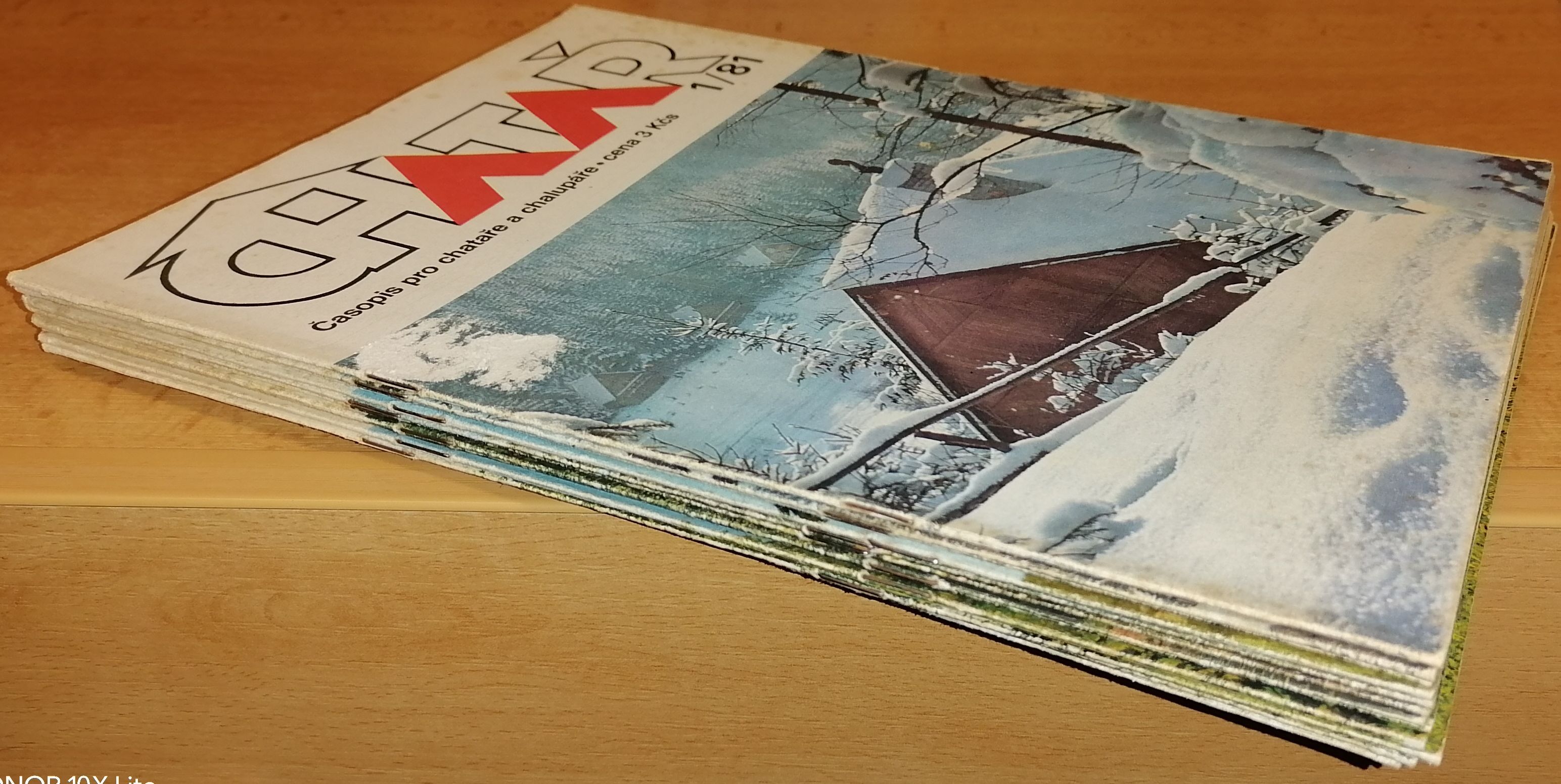 Časopis Chatař-rok 1981 - kompletní ročník 12ks