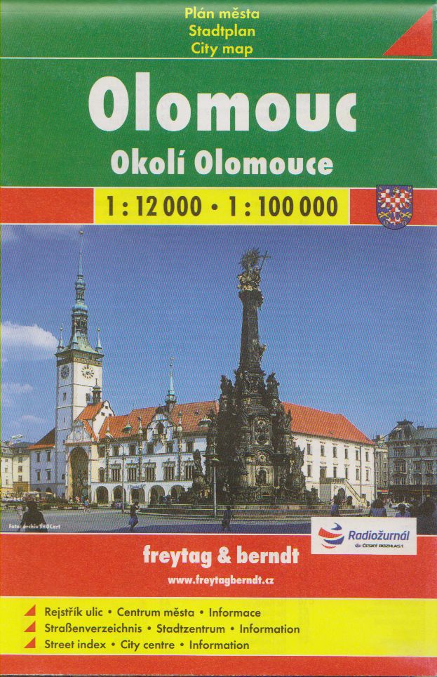 Plán města Olomouc-1 : 12 000/ 1 : 100 000