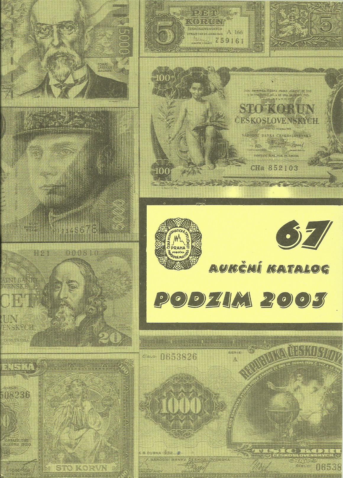 Aukční katalog podzim 2003