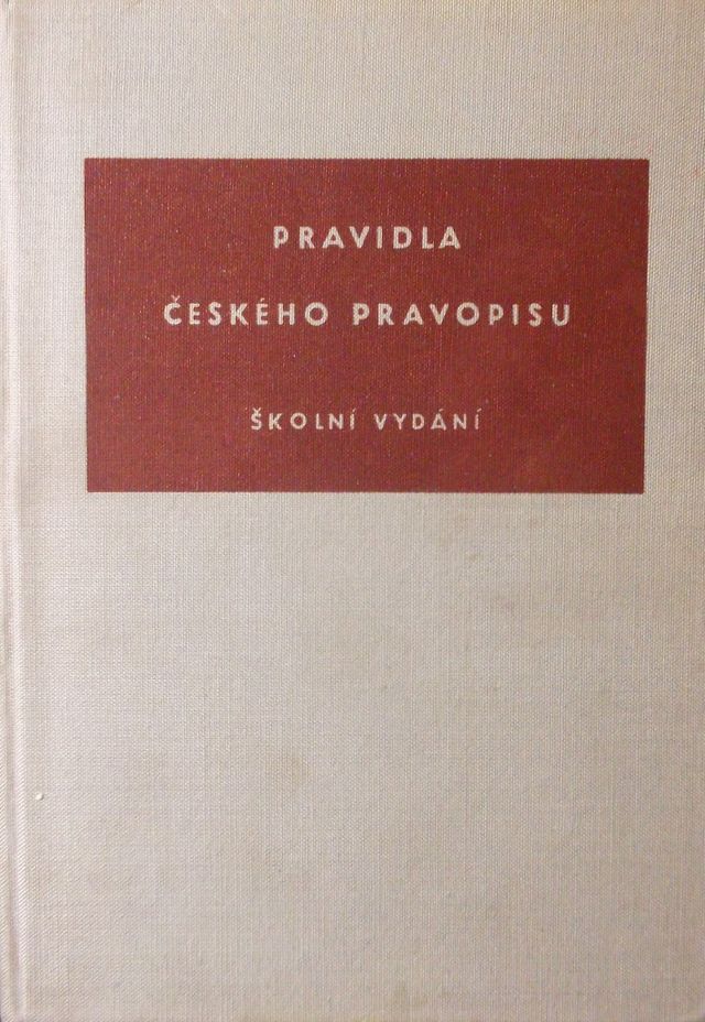 Pravidla českého pravopisu-školní vydání