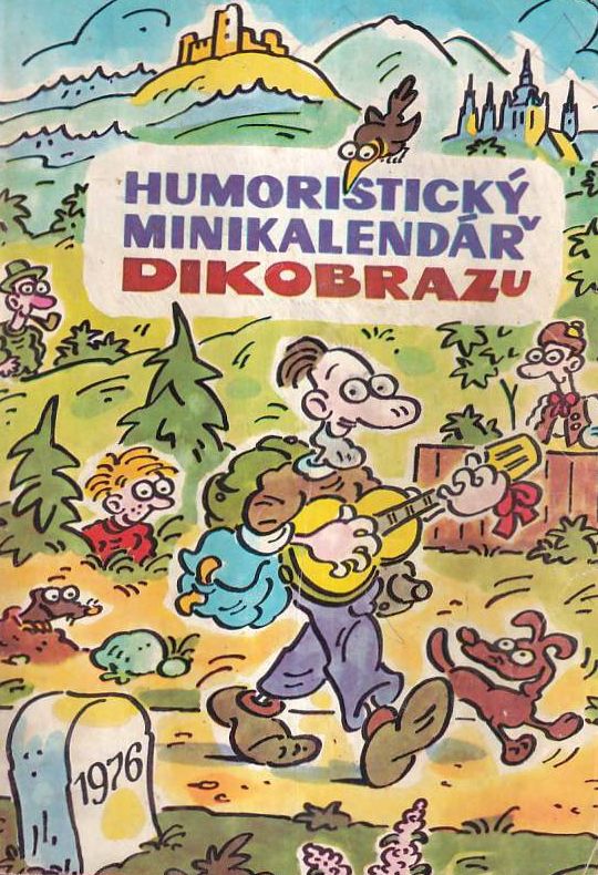Humoristický minikalendář Dikobrazu 1976