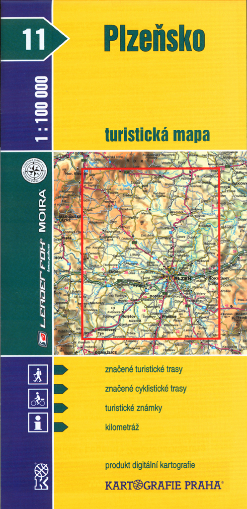 Turistická mapa 11-Plzeňsko - 1 : 100 000