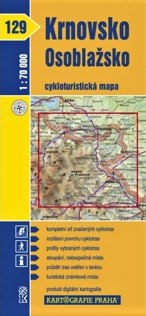 Cykloturistická mapa 129-Krnovsko, Osoblažsko - 1 : 70 000
