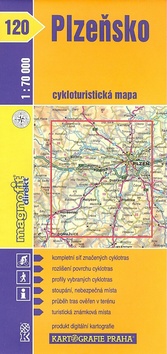 Cykloturistická mapa 120-Plzeňsko - 1 : 70 000