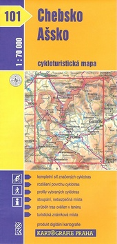 Cykloturistická mapa 101-Chebsko, Ašsko - 1 : 70 000