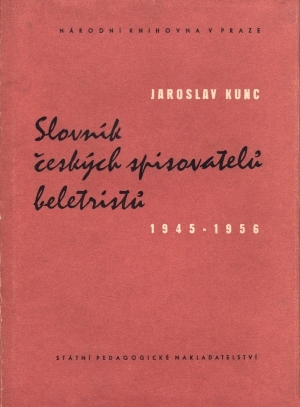 Slovník českých spisovatelů beletristů 1945-1956