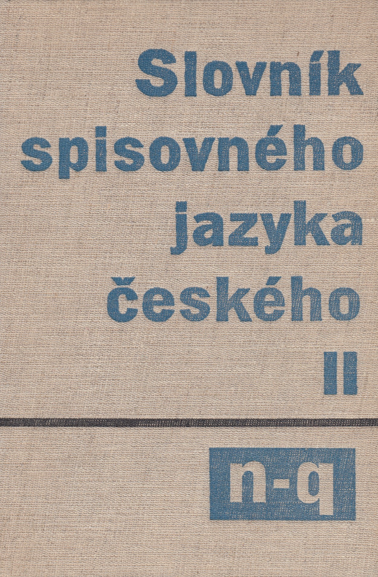 Slovník spisovného jazyka českého II