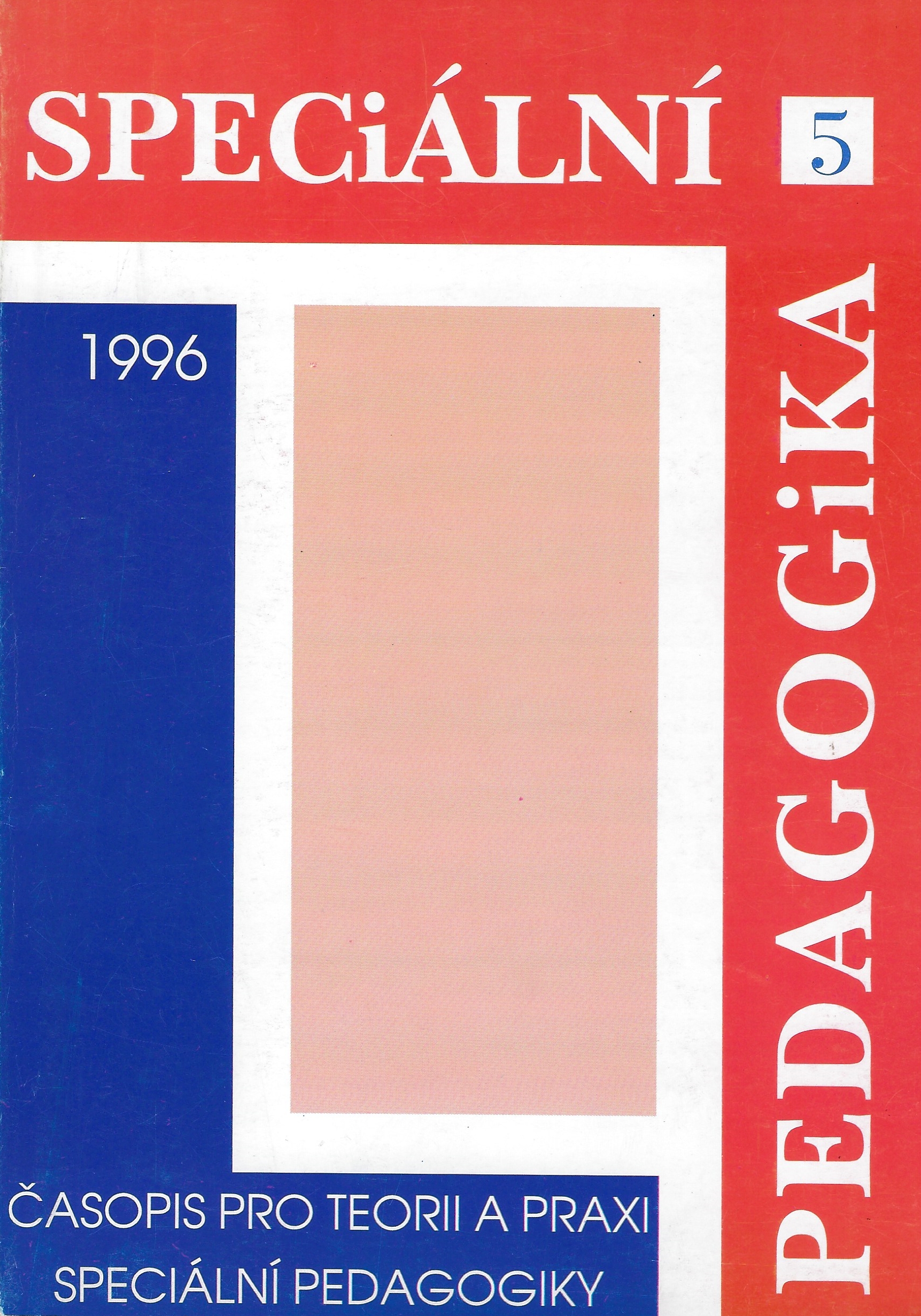 Speciální pedagogika 5/1996