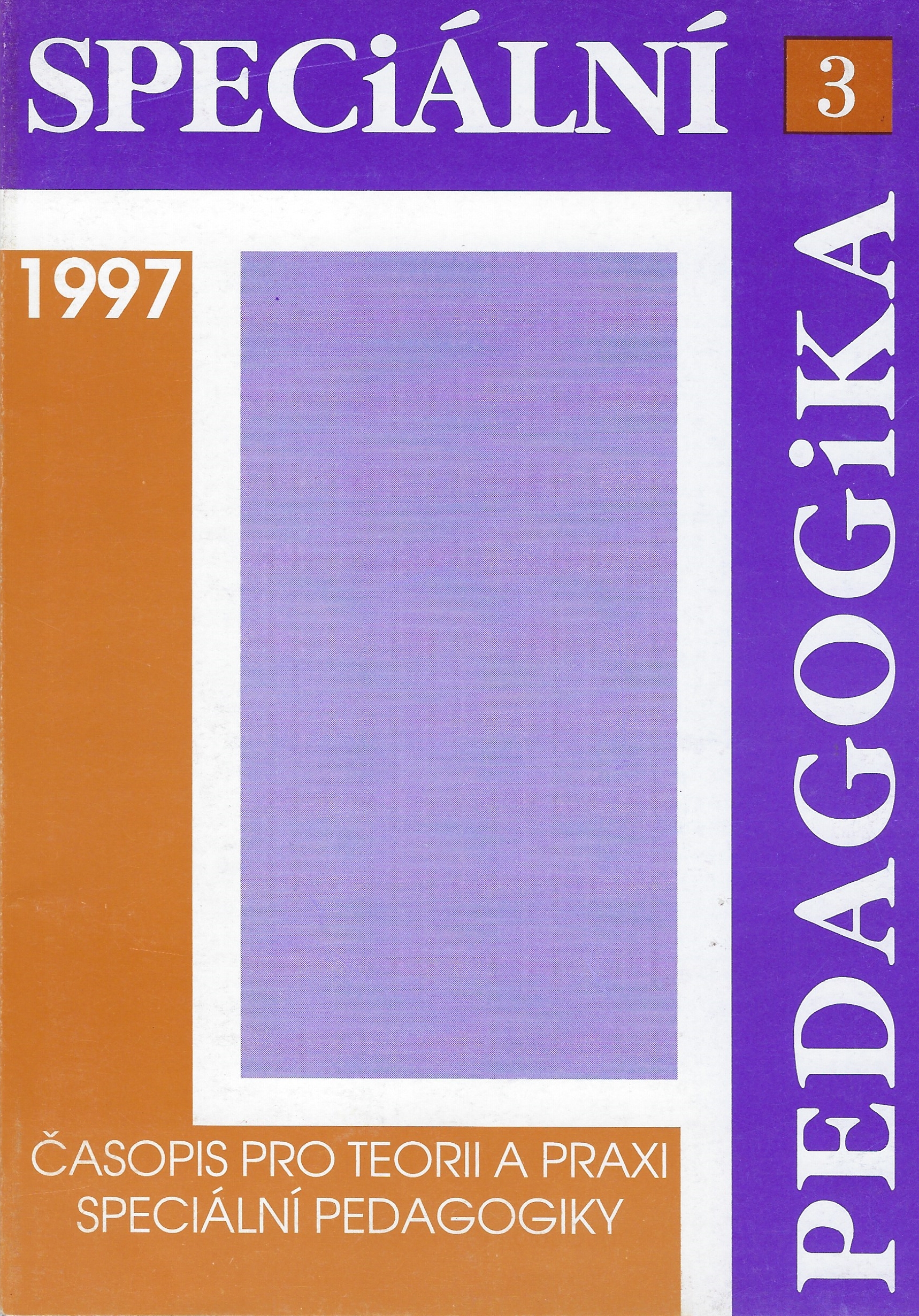 Speciální pedagogika 3/1997