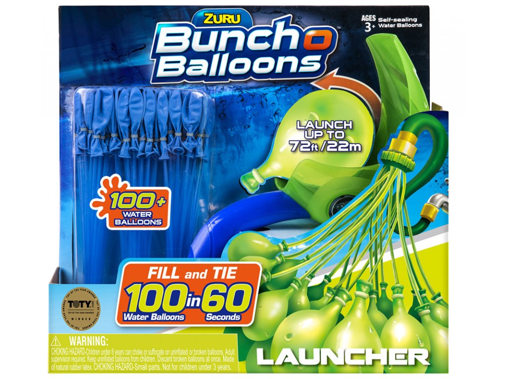 Zuru-Vodní balónky s vrhačem - modrá