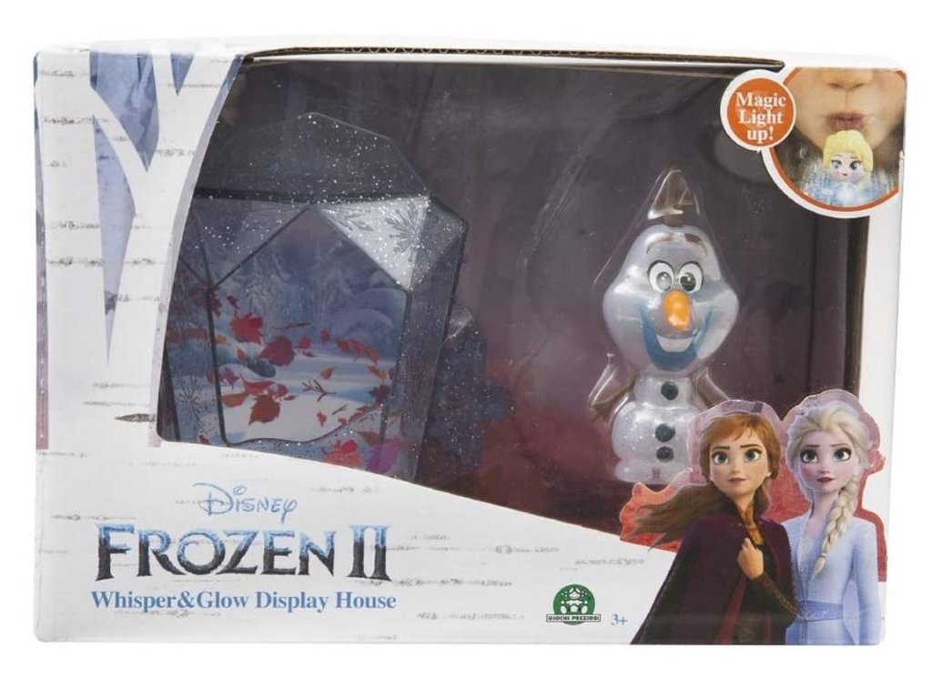 Ledové království 2-Svítící mini panenka Olaf v domečku
