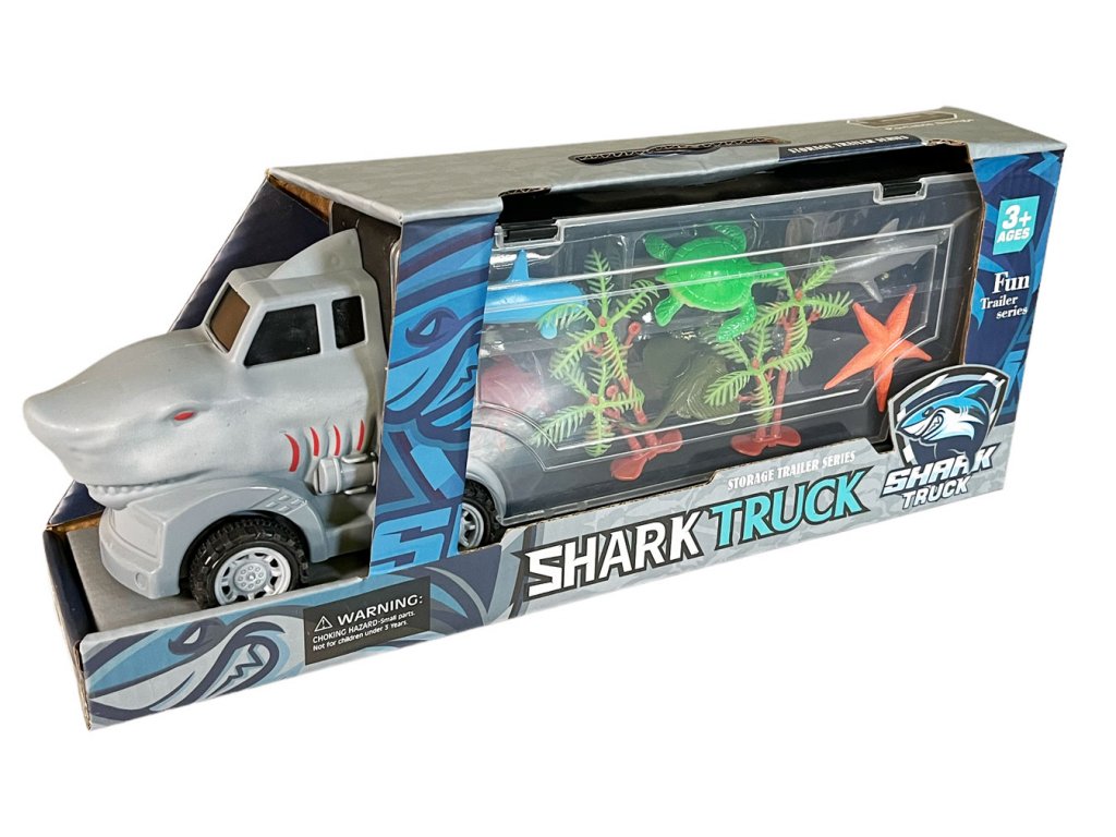 Auto se zvířátky-Shark Truck