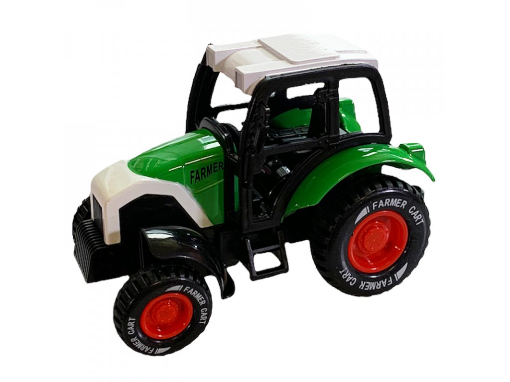 Traktor kov-zelená