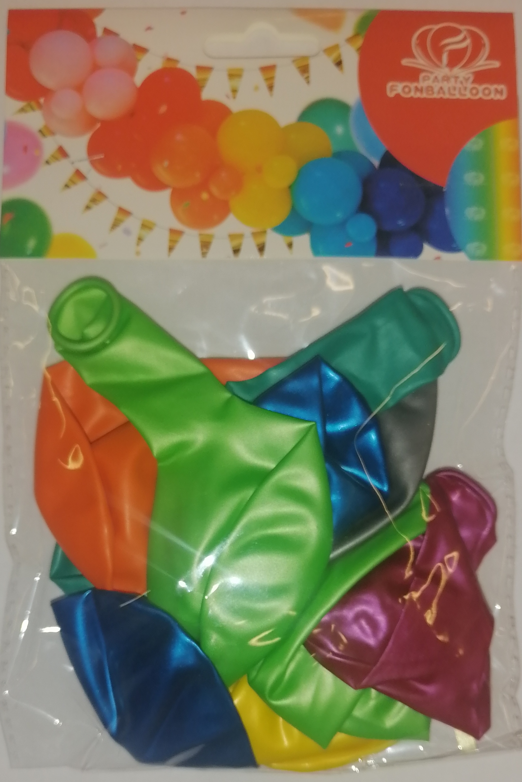 Nafukovací balónky 10 ks mix barev 2010