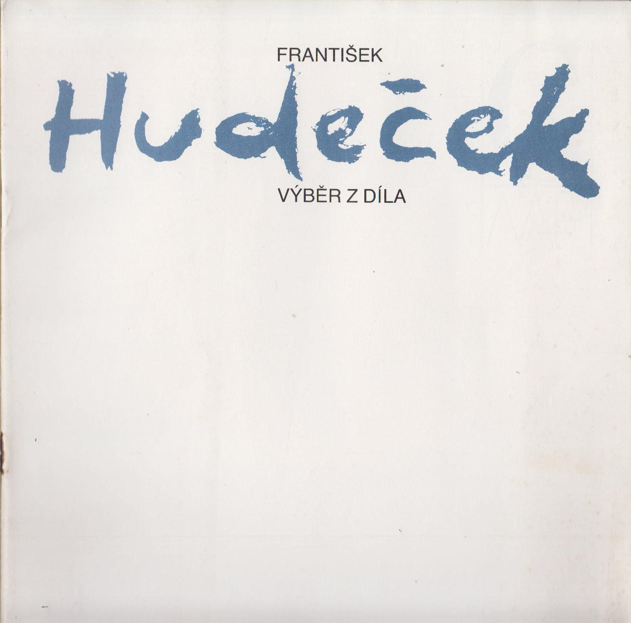 František Hudeček-Vyběr z díla
