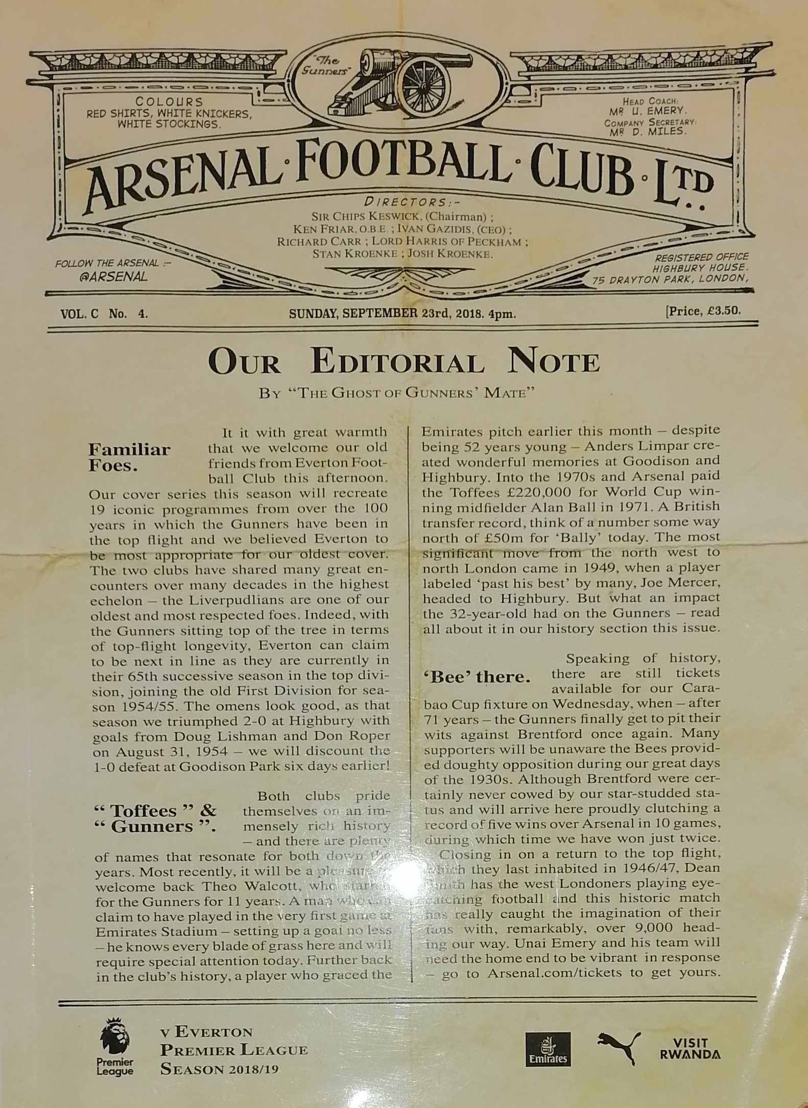 Arsenal Football Club Ltd