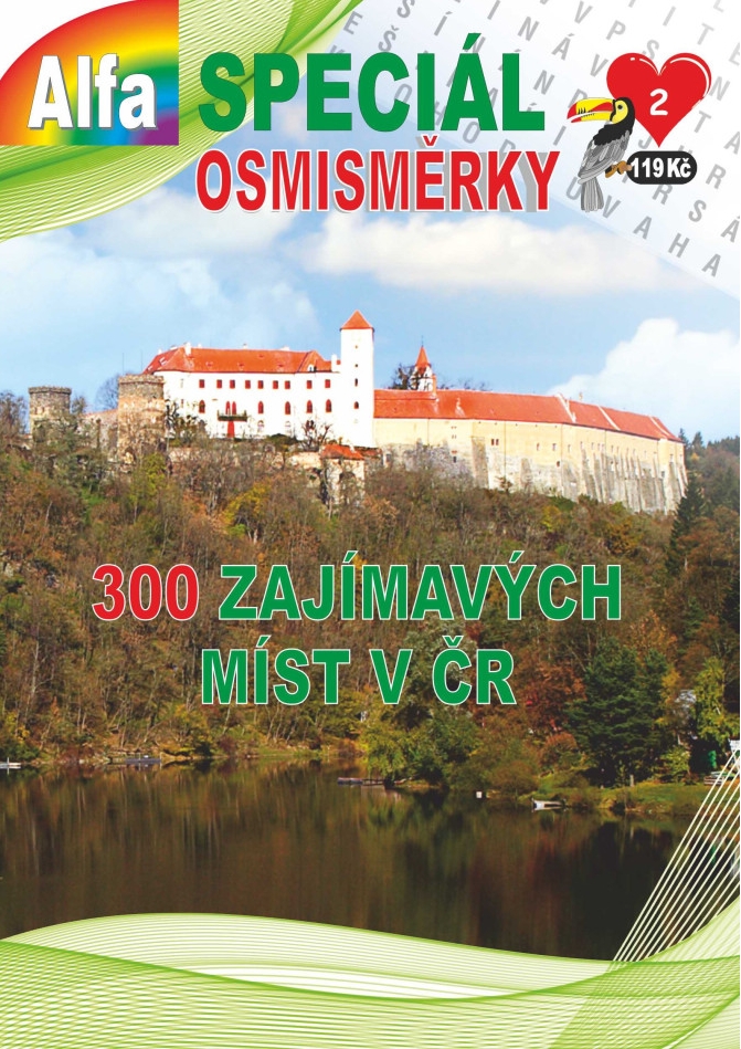 Osmisměrky-300 zajímavých míst v ČR