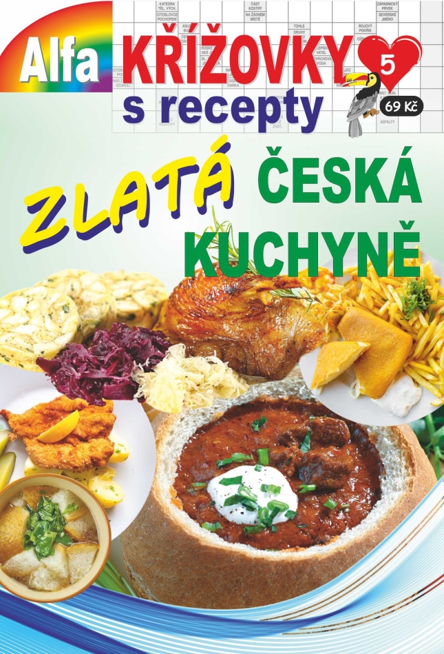 Křížovky s recepty-Zlatá česká kuchyně