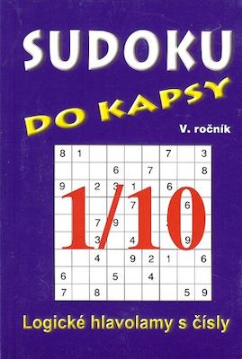 Sudoku do kapsy 1/10 - modré