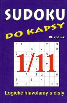 Sudoku do kapsy 1/11 - modré