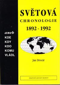 Světová chronologie 1892 - 1992