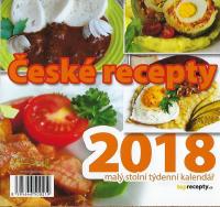 Kalendář 2018 - České recepty - malý stolní týdenní
