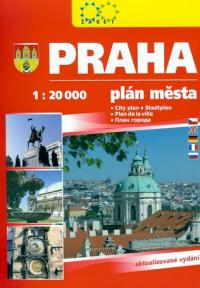 Praha-1:20000 plán města A4
